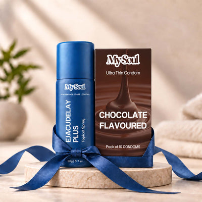 Ultra Thin Chocolate Flavour Condoms 10N & Delay Spray 20g