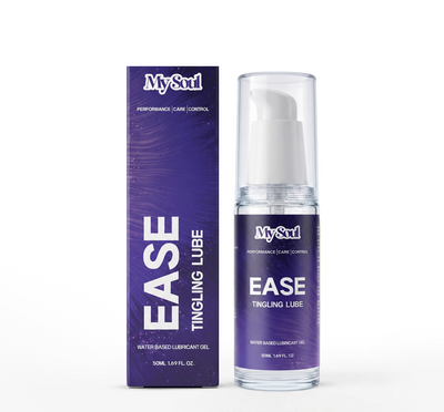 Ease Tingling Lube – Edible Personal Care Gel for Couples – Unflavoured, Water-Based & Body-Safe Gel
