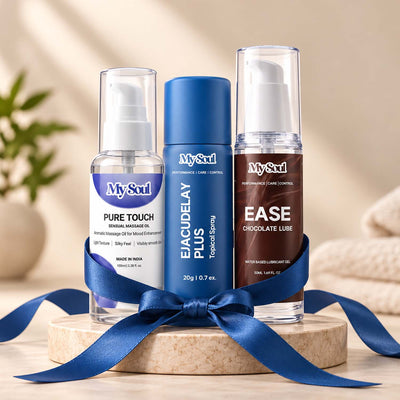 Date Night - (Delay Spray, Puretouch Massage Oil & Chocolate Flavour Lubricant Gel)